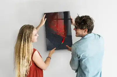 Pimentão em pó quadro magnético com caneta