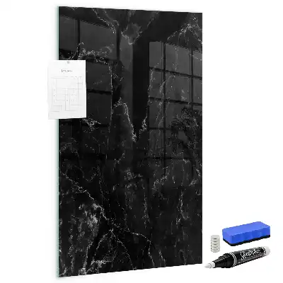 Quadro magnético para desenhar mármore escuro
