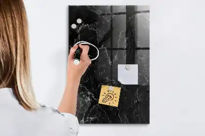 Quadro magnético para desenhar mármore escuro