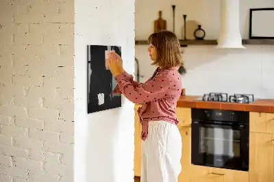 Quadro magnético para desenhar na cor rocha escura