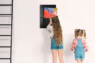 Quadro magnético para desenhar na cor rocha escura