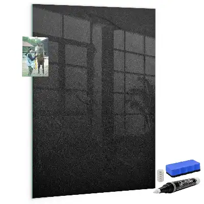 Quadro magnético para desenhar na cor rocha escura