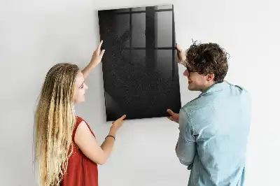 Quadro magnético para desenhar na cor rocha escura