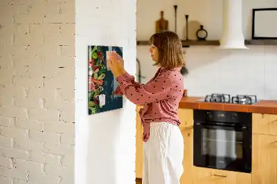 Quadro magnético com caneta e design de mesa vegana