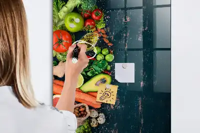 Quadro magnético com caneta e design de mesa vegana