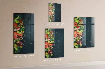 Quadro magnético com caneta e design de mesa vegana