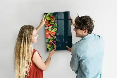 Quadro magnético com caneta e design de mesa vegana