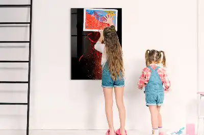 Quadro magnético para desenhar pimenta malagueta
