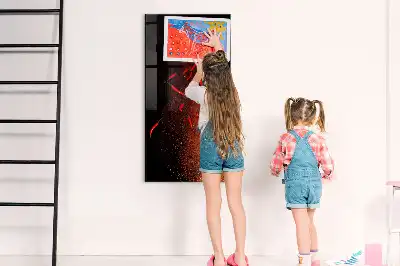 Quadro magnético para desenhar pimenta malagueta