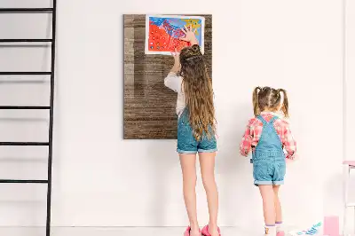 Quadro magnético com caneta madeira nova