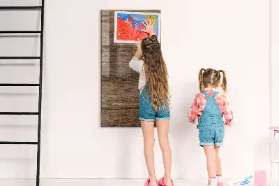 Quadro magnético com caneta madeira nova