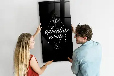 Quadro magnético com caneta modelo aventura