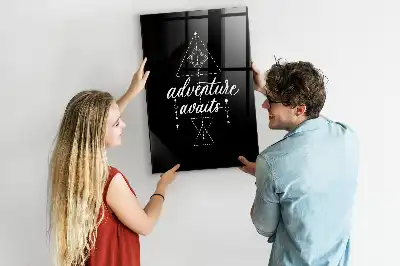 Quadro magnético com caneta modelo aventura