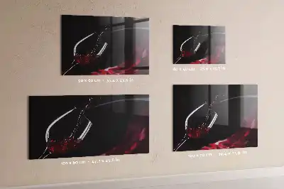 Quadro magnético de apagar a seco vinho