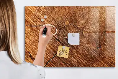 Quadro magnético de apagar a seco em formato de árvore decorativa