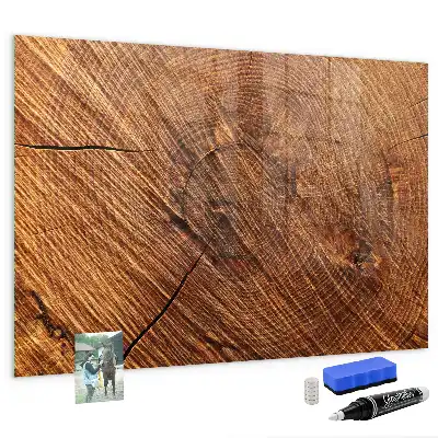 Quadro magnético de apagar a seco em formato de árvore decorativa