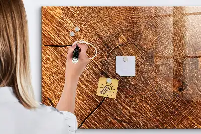 Quadro magnético de apagar a seco em formato de árvore decorativa