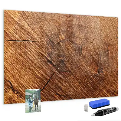 Quadro magnético de apagar a seco em formato de árvore decorativa