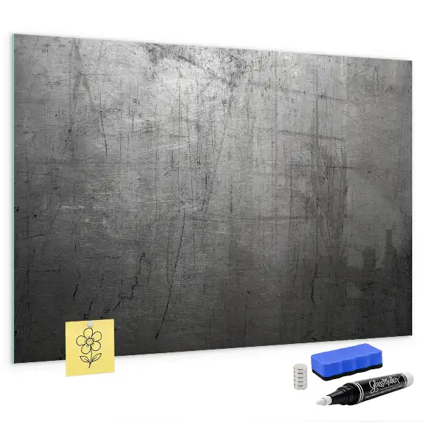 Quadro magnético de apagar a seco com parede de metal