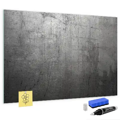 Quadro magnético de apagar a seco com parede de metal