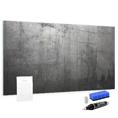 Quadro magnético de apagar a seco com parede de metal