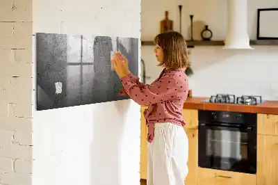 Quadro magnético de apagar a seco com parede de metal