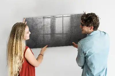 Quadro magnético de apagar a seco com parede de metal