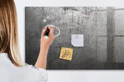 Quadro magnético de apagar a seco com parede de metal