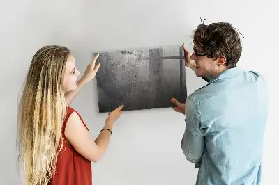 Quadro magnético de apagar a seco com parede de metal