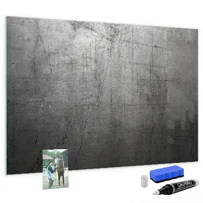 Quadro magnético de apagar a seco com parede de metal