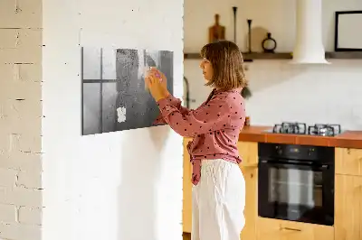 Quadro magnético de apagar a seco com parede de metal