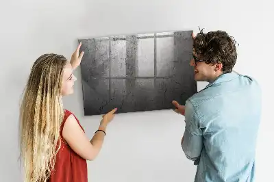 Quadro magnético de apagar a seco com parede de metal