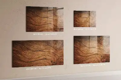 Quadro magnético com caneta madeira antiga