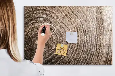 Quadro magnético com caneta modelo tronco de árvore