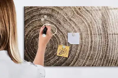 Quadro magnético com caneta modelo tronco de árvore