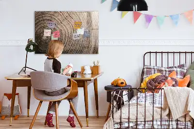 Quadro magnético com caneta modelo tronco de árvore