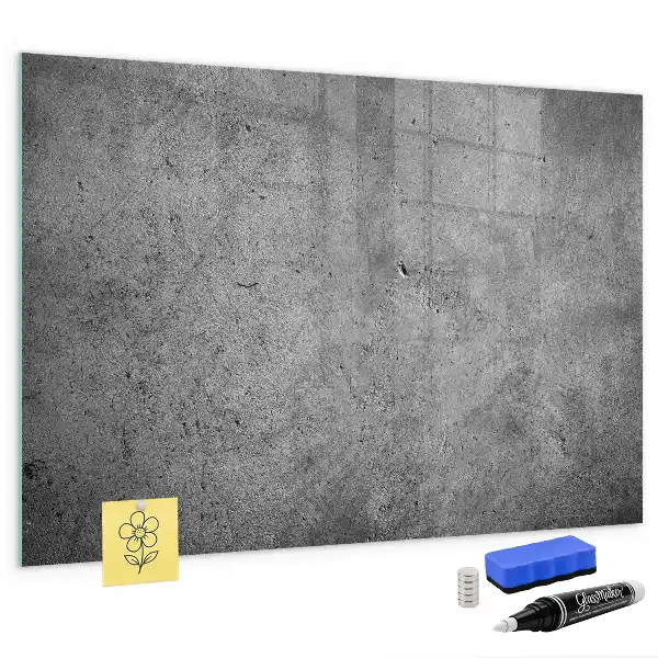Quadro magnético com caneta estilo parede industrial