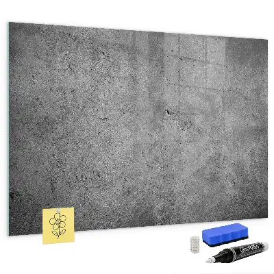 Quadro magnético com caneta estilo parede industrial