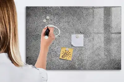Quadro magnético com caneta estilo parede industrial