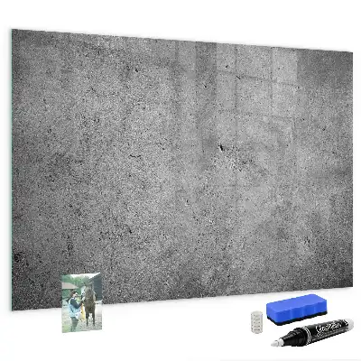 Quadro magnético com caneta estilo parede industrial