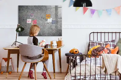 Quadro magnético com caneta estilo parede industrial