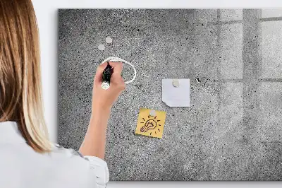 Quadro magnético com caneta estilo parede industrial