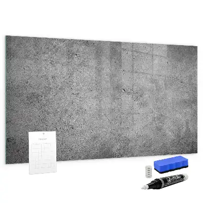 Quadro magnético com caneta estilo parede industrial