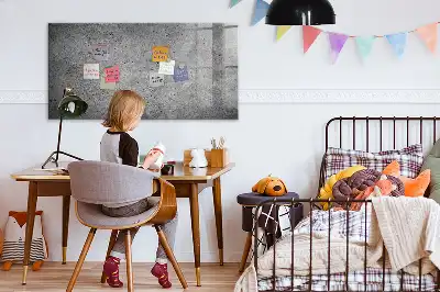 Quadro magnético com caneta estilo parede industrial