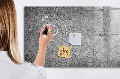 Quadro magnético com caneta estilo parede industrial