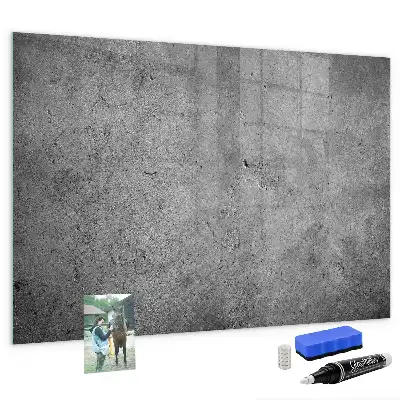Quadro magnético com caneta estilo parede industrial