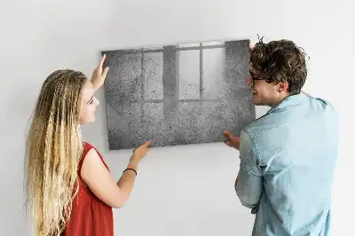 Quadro magnético com caneta estilo parede industrial
