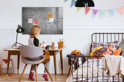 Quadro magnético com caneta estilo parede industrial