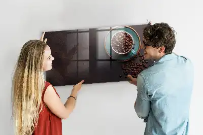Quadro magnético de apagar a seco xícara de café