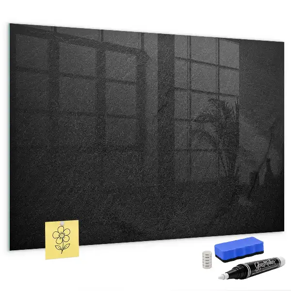 Quadro magnético com caneta na cor rocha escura